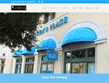 Tablet Screenshot of lonestarawning.com